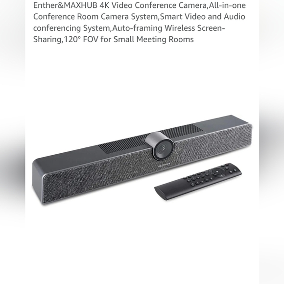 Brand New in Box Enther&MAXHUB 4K Video Conference Camera - Picture 1 of 5